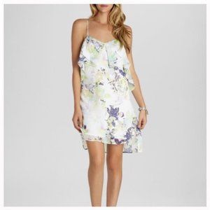 BCBG Floral Whisper White Dress (L)